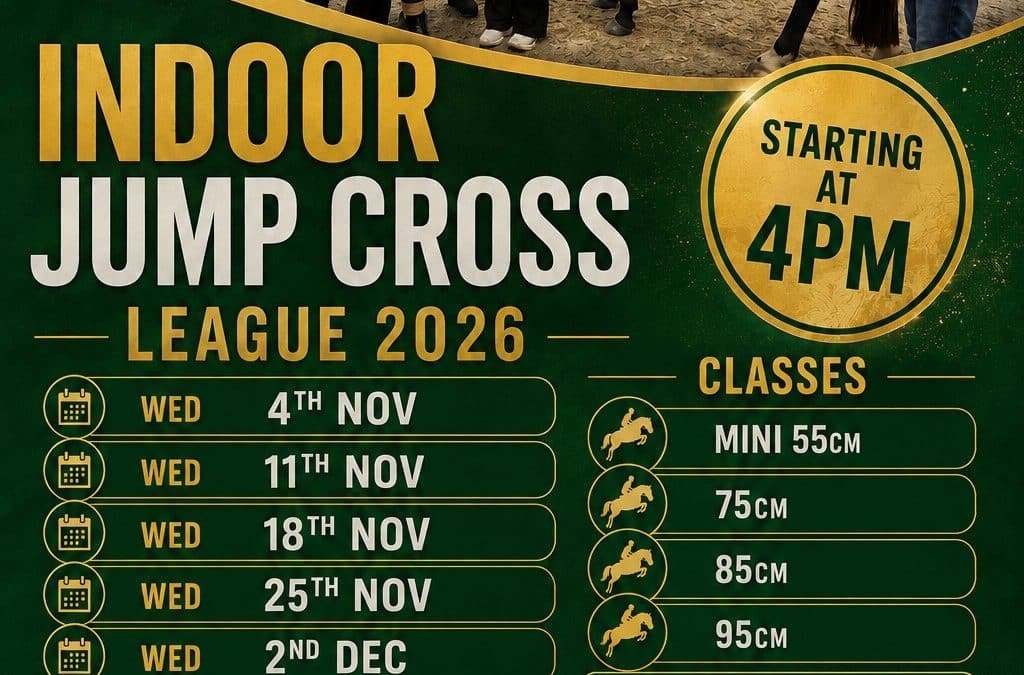 INDOOR JUMP CROSS – FINAL SUN 13TH DEC  – HORSES AND PONIES